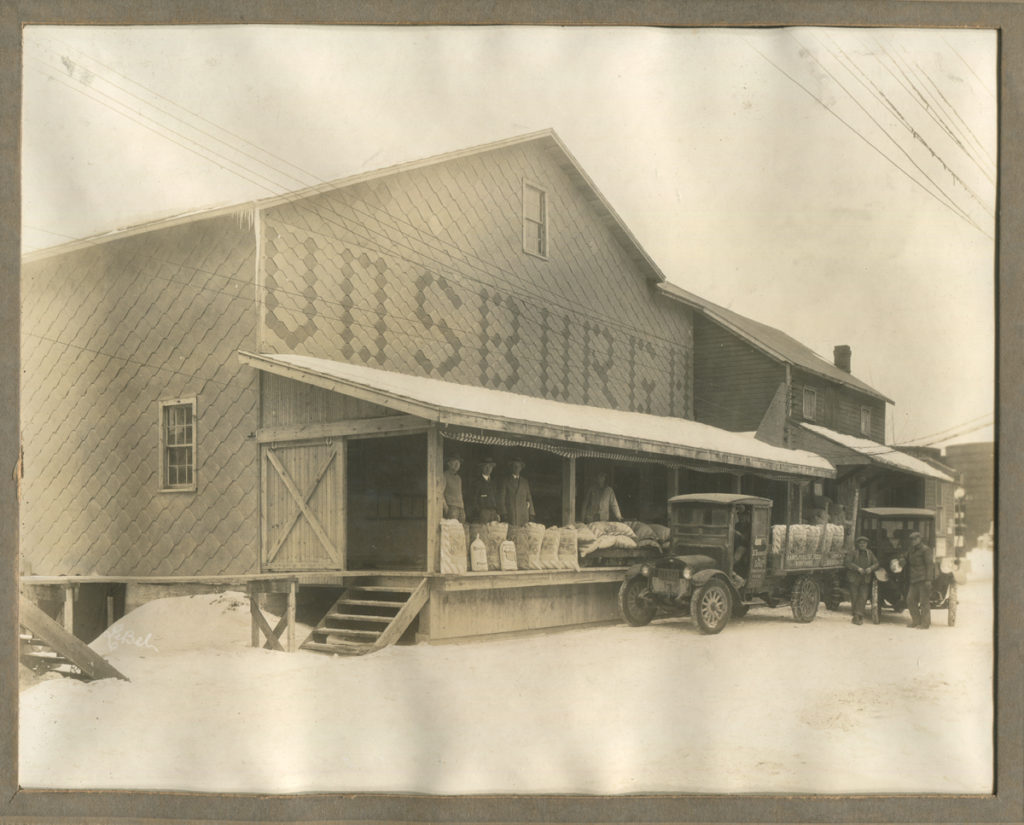 c. 1920 Vosburgh Feed Warehouse in Canajoharie, NY Photograph Holzman