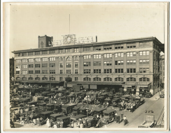 1932 [Albany, NY] Lyon Block Marketplace Photograph | Holzman Antiques