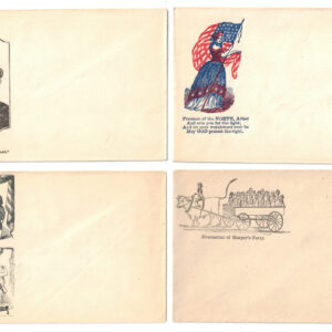 Ten Civil War Patriotic Covers