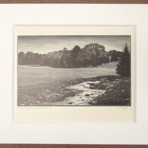 1951 Asa Cheffetz Pencil Signed Wood Engraving, "Early Morning - (Buck Hill Falls, PA)"