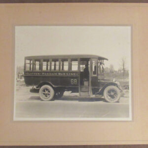 Original Clifton-Passaic Bus Line Photograph