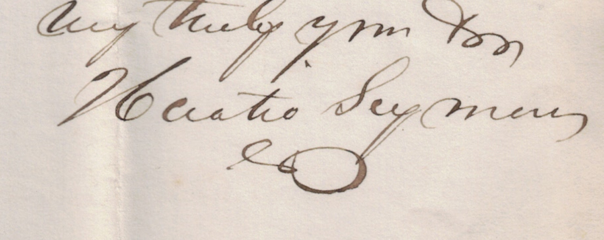 1853 NY Governor Horatio Seymour Writes about James Sullivan and John Morrisey Boxing Match - Image 2