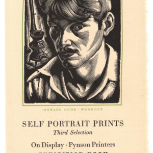 1932 Exhibition Flyer for Printmaker Howard Cook