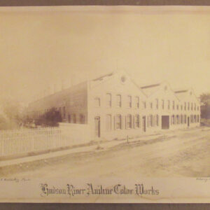 Hudson River Aniline Color Works Building Original Photograph, Rensselaer, NY