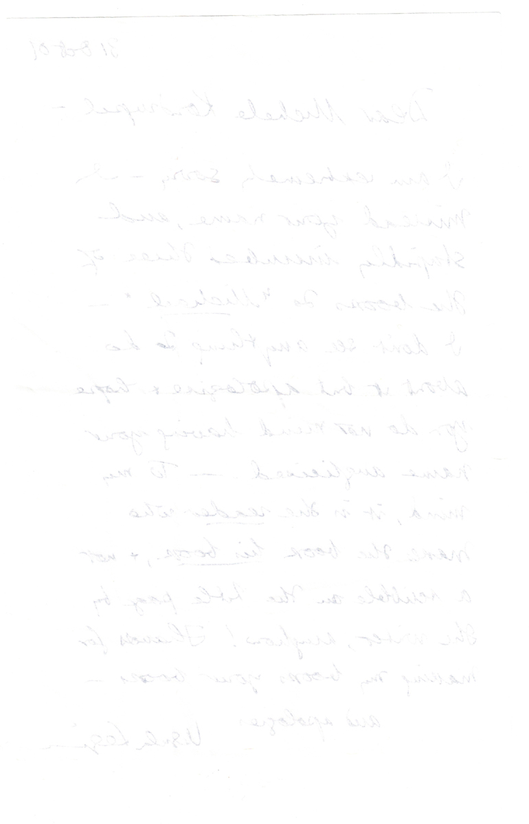 2001 Novelist Ursula Le Guin Writes: “Thanks for making my books your books” - Image 3