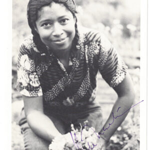 1986 Pulitzer-Prize Winning Novelist Alice Walker Signed Greeting Card