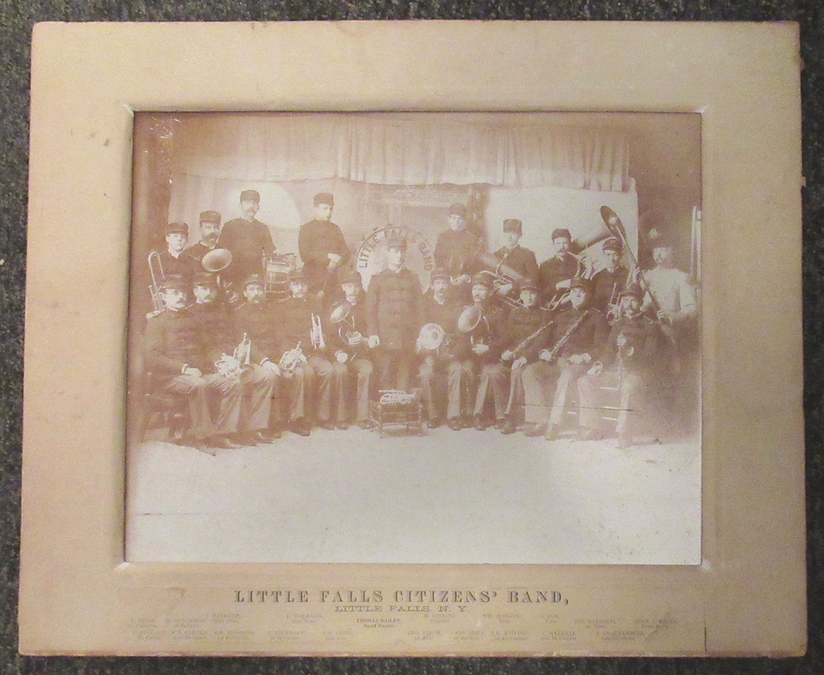 Oversize Little Falls, NY Citizens' Band Photograph
