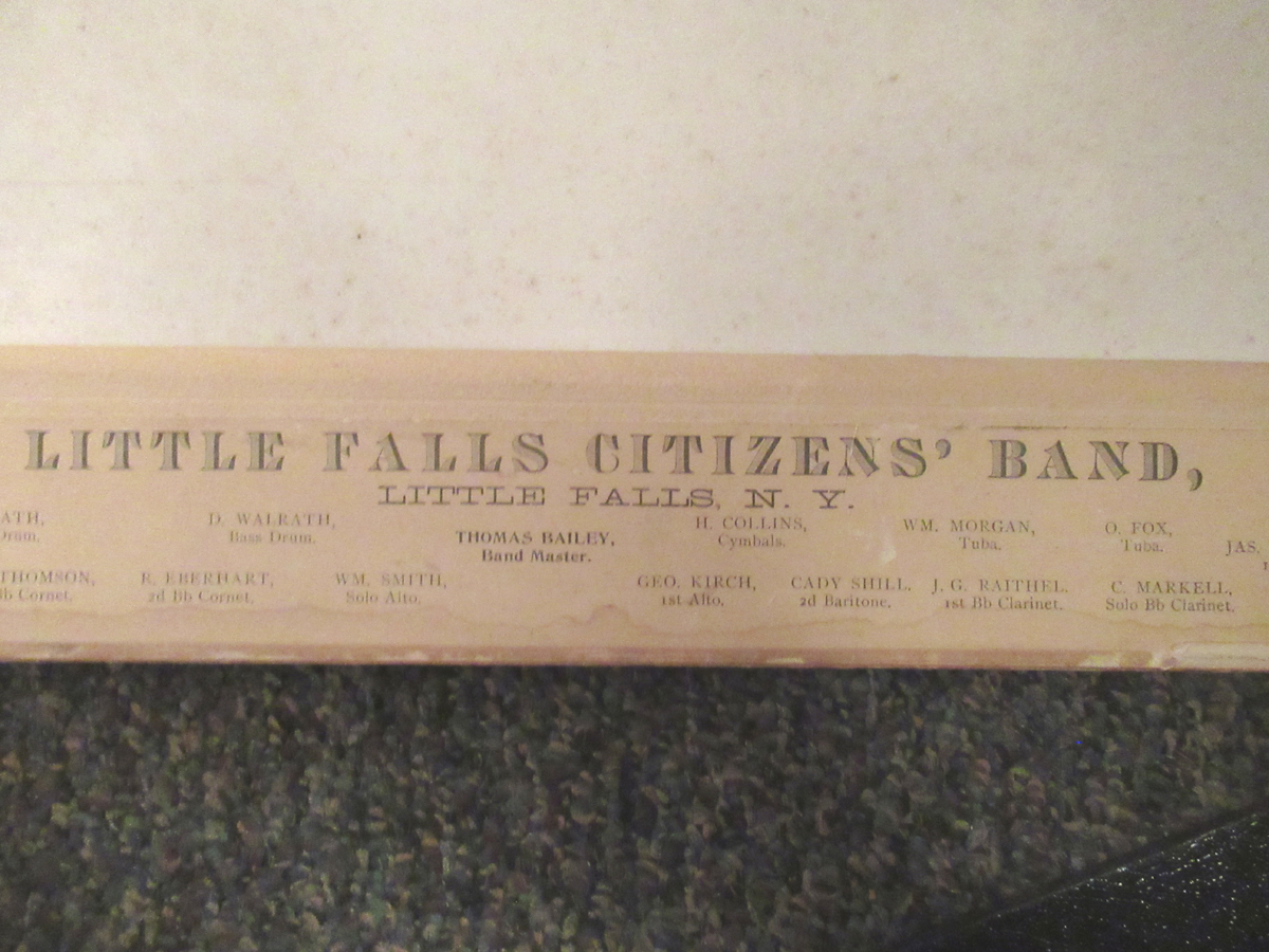 Oversize Little Falls, NY Citizens' Band Photograph - Image 2
