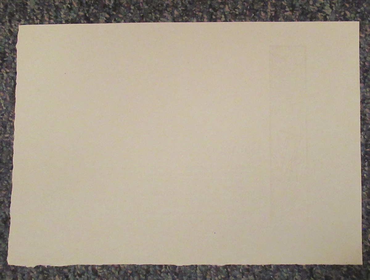 Limited Edition Poetry Broadside by Tideline Press, Leonard Seastone - Image 2