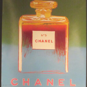 1997 Chanel No. 5 Perfume Andy Warhol Advertising Poster