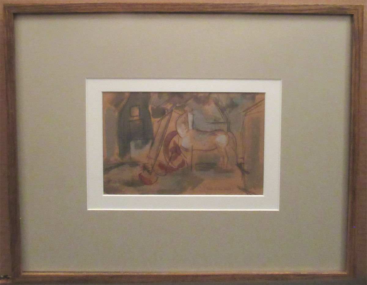 1922 American Artist Karl Knaths Watercolor Drawing - Image 5
