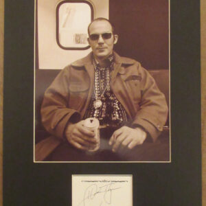 Journalist Author Hunter S. Thompson Signed Bookplate