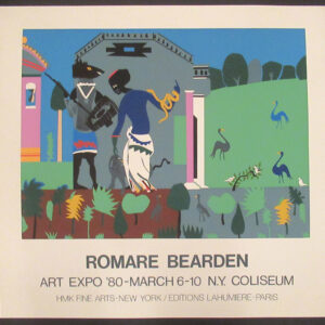 Romare Bearden Exhibition Poster NY Art Expo 1980