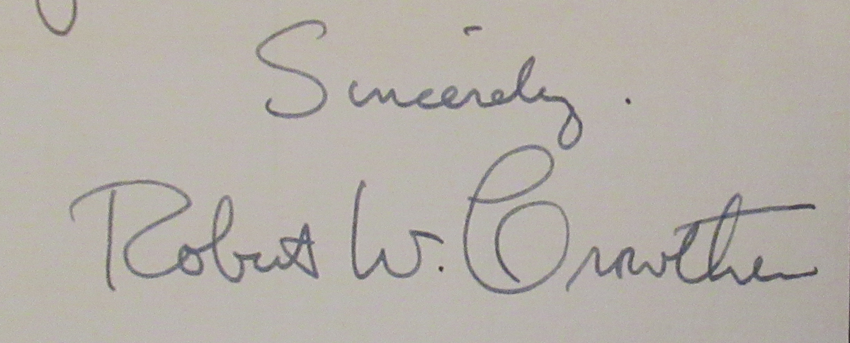 1964 Robert W. Crowther Original Horse Sketch and Autograph Letter Signed - Image 3