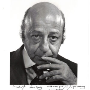 1987 Yousuf Karsh Signed Self-Portrait  Photograph