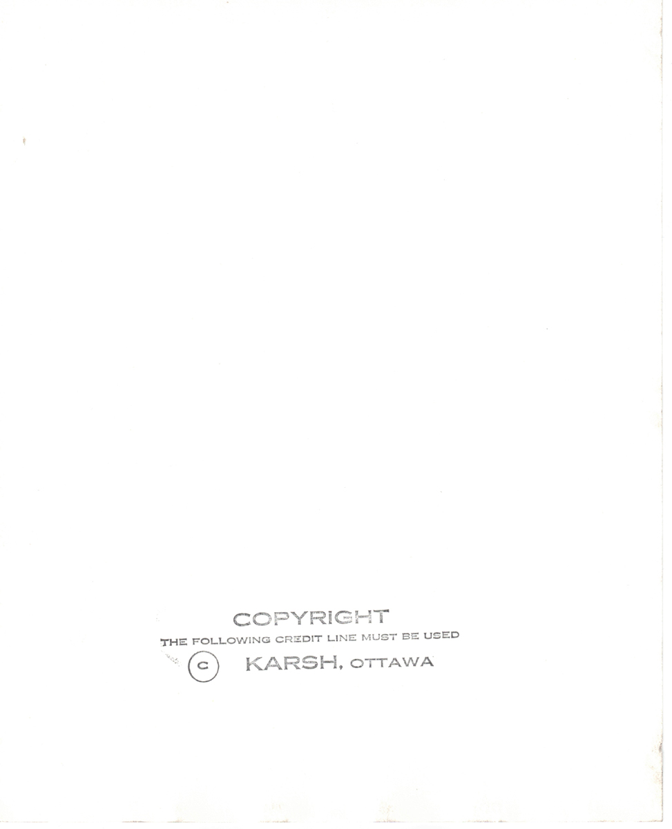 1987 Yousuf Karsh Signed Self-Portrait Photograph - Image 3